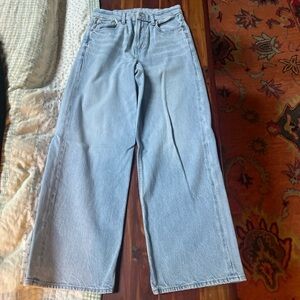 American Eagle Outfitters Light Blue Flare Jeans